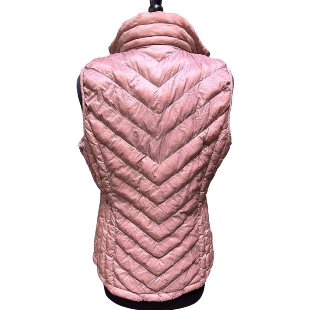 NWOT 32 Degrees Heat Mauve Quilted Lightweight Puffer Vest With Pockets Size M - Picture 4 of 10